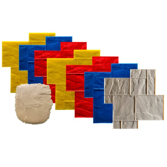 Concrete Grand Ashlar Slate Stamps SM 3300, 36" x 36"