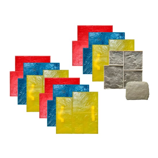 Concrete Ashlar Slate Stamps SM 3001, 24" x 24"