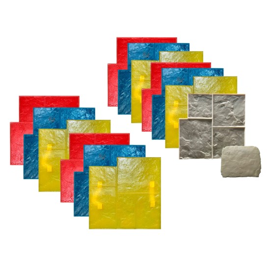 Concrete Ashlar Slate Stamps SM 3001, 24" x 24"