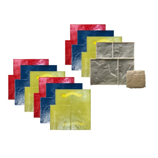 Concrete Ashlar Slate Stamps SM 3003, 24" x 24"