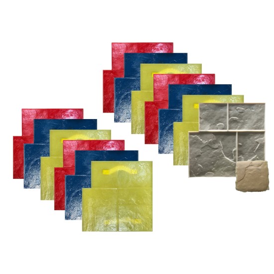 Concrete Ashlar Slate Stamps SM 3003, 24" x 24"