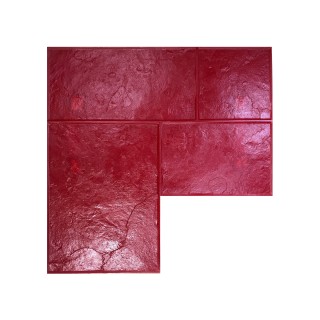 Rustic Ashlar Slate Concrete Stamps SM 3100, 28" x 28"