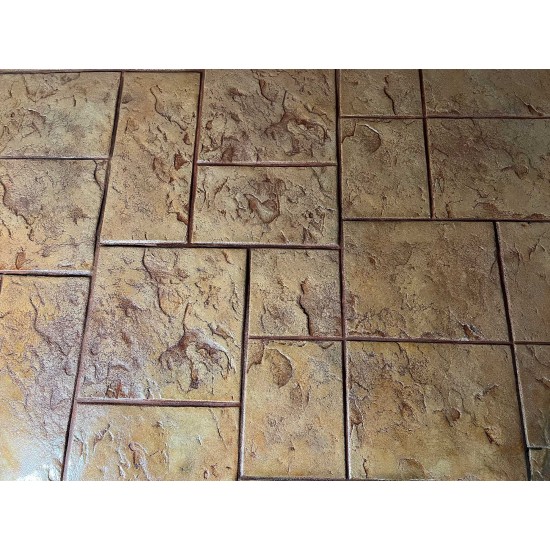 Ashlar Slate Concrete Stamps SM 3005, 24" x 24"