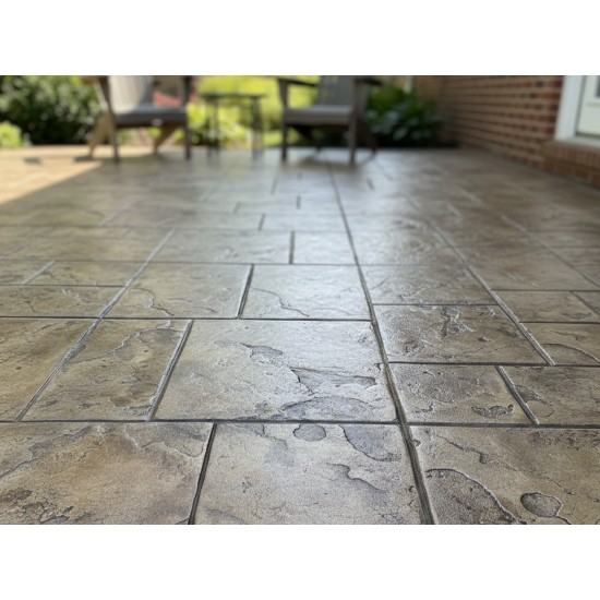 Rustic Ashlar Slate Concrete Stamps SM 3100, 28" x 28"