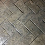 Concrete Stamps Slate Stone SM 3200 Herringbone Pattern 40" x 32" Concrete Stamps Slate Stone SM 3200 Herringbone Pattern 40" x 32"