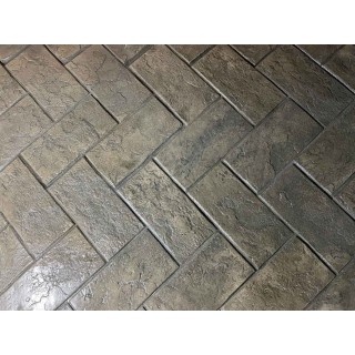 Concrete Stamps Slate Stone SM 3200 Herringbone Pattern 40" x 32"