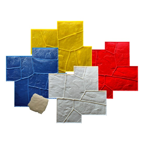 Concrete Grand Ashlar Slate Stamps SM 3400, 36" x 36"