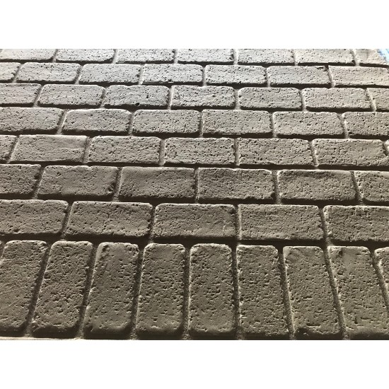 Stack Bond Facing Brick Border Concrete Stamps SM 4410, 34" x 8.5"