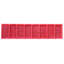 Stack Bond Facing Brick Border Concrete Stamps SM 4410, 34" x 8.5"