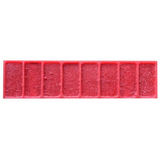 Stack Bond Facing Brick Border Concrete Stamps SM 4410, 34" x 8.5"