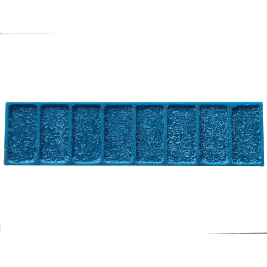 Stack Bond Facing Brick Border Concrete Stamps SM 4410, 34" x 8.5"