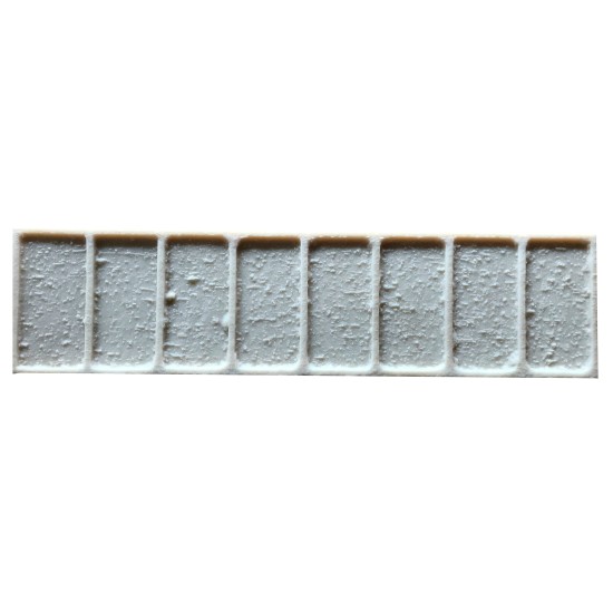 Stack Bond Facing Brick Border Concrete Stamps SM 4410, 34" x 8.5"