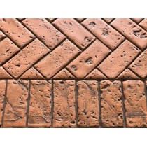 Vintage Stack Bond Brick Border Concrete Stamps SM 4010, 31" x 9"