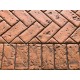 Vintage Stack Bond Brick Border Concrete Stamps SM 4010, 31" x 9"