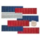 Vintage Stack Bond Brick Border Concrete Stamps SM 4010, 31" x 9"