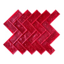 Concrete Stamp Mold SM 4100 Herringbone Brick , 32.75" x 26"