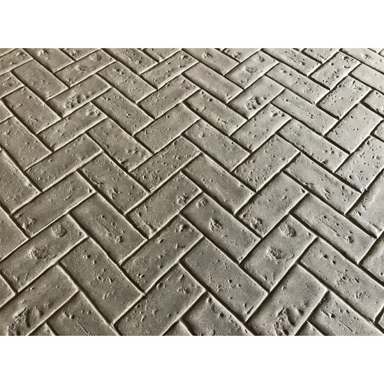 Concrete Stamp Mold SM 4100 Herringbone Brick , 32.75" x 26"