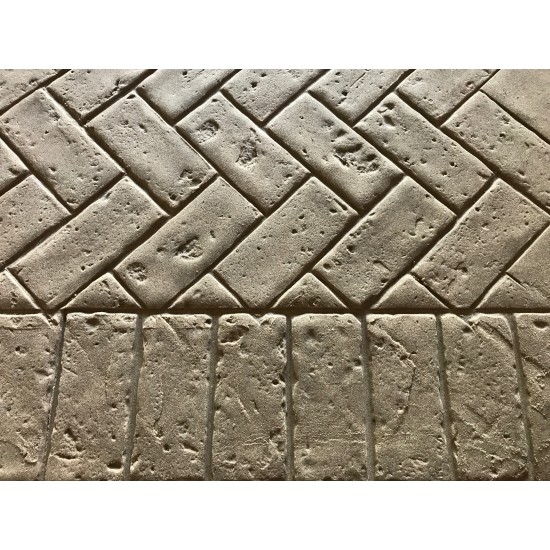 Concrete Stamp Mold SM 4100 Herringbone Brick , 32.75" x 26"