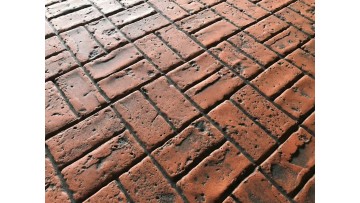Vintage Basket Weave Brick Concrete Stamps SM 4300, 30" x 15"