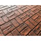 Vintage Basket Weave Brick Concrete Stamps SM 4300, 30" x 15"