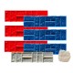 Vintage Basket Weave Brick Border Concrete Stamps SM 4011, 30" x 7.5"