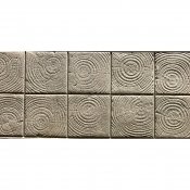 Wood Logs Stamped Concrete Mat and Border SM 5010, 33" x 11" Wood Logs Stamped Concrete Mat and Border SM 5010, 33" x 11"