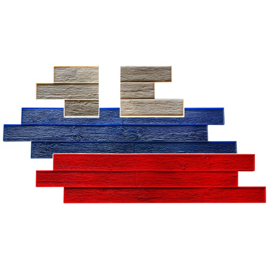 6" Barn Wood Plank Stamp Mats SM 5500