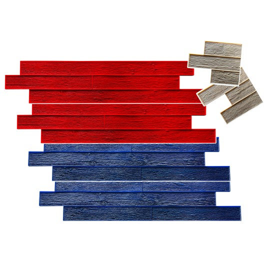 6" Barn Wood Plank Stamp Mats SM 5500