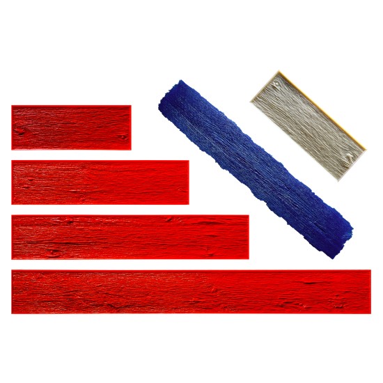 Barn Wood Plank Stamped Concrete Mats 9" SM 5600