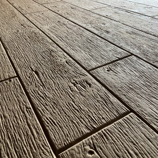 Barn Wood Plank Stamped Concrete Mats 9" SM 5600