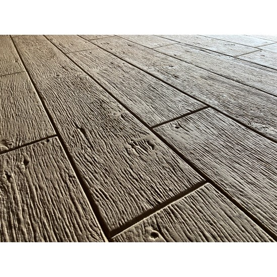 Barn Wood Plank Stamped Concrete Mats 9" SM 5600