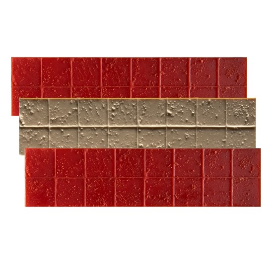 Concrete Stamp Mold SM 6010 Travertine Border, 32.5" x 8"