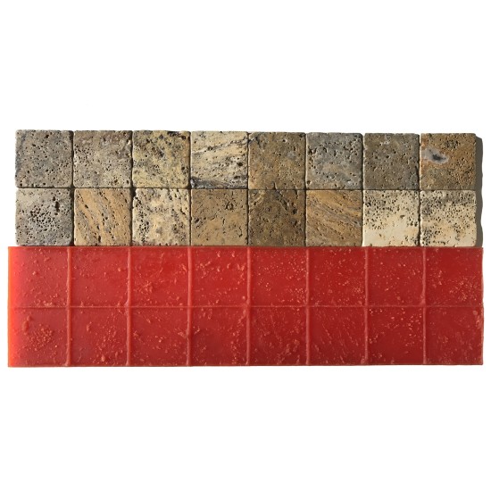 Concrete Stamp Mold SM 6010 Travertine Border, 32.5" x 8"