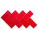 Travertine Herringbone Tile Concrete Stamps SM 6100, 43.5" x 21.75"