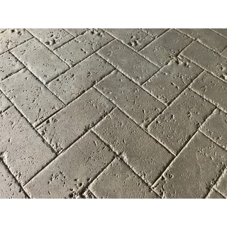 Concrete Stamp  SM 6100 Herringbone Travertine, 43.5" x 21.75"