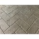 Travertine Herringbone Tile Concrete Stamps SM 6100, 43.5" x 21.75"