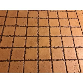 Travertine 6" Stack Bond Tile Concrete Stamps SM 6300, 24" x 24"