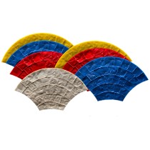 Fan Cobblestone Concrete Stamp SM 8000, 46" x 26"