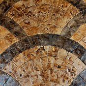 Fan Cobblestone Concrete Stamp SM 8000, 46" x 26"