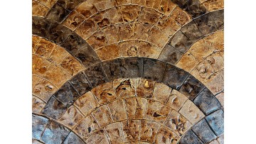 Old London Fan Cobblestone Concrete Stamps SM 8000, 46" x 26"