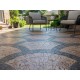 Old London Fan Cobblestone Concrete Stamps SM 8000, 46" x 26"