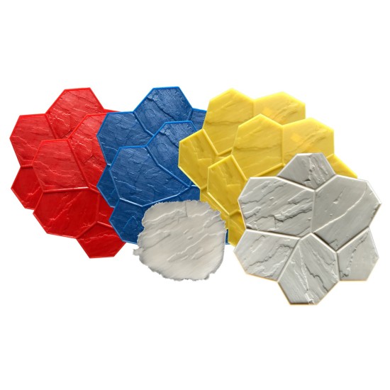 Concrete Stamp Mats SM 1901 Random Stone, 29" x 29"
