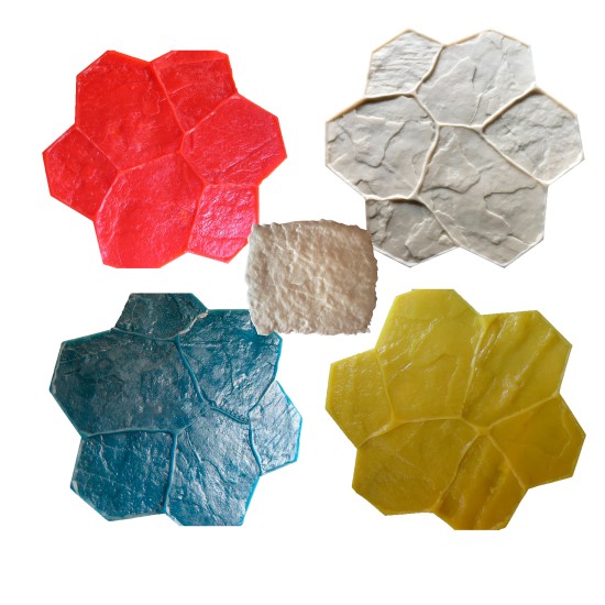 Concrete Stamp Mats SM 1902 Random Stone, 29" x 29"