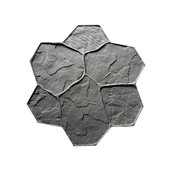 Heavy Texture Slate Random Stone Concrete Stamps SM 1902, 29" x 29"