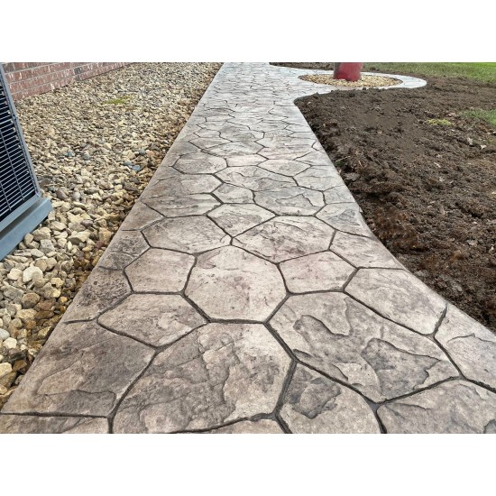 Concrete Stamp Mats SM 1902 Random Stone, 29" x 29"