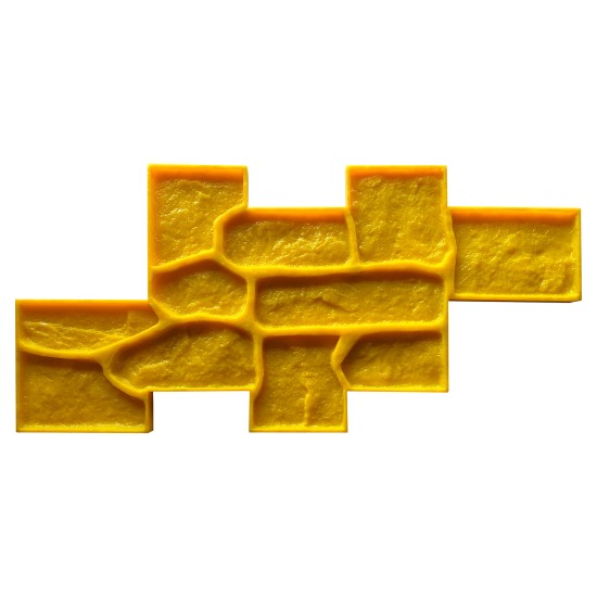 Random Stone Wall Stamp WSM 10513, 34" x 16"