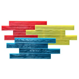 Wall Stamps WSM 105200. 3 1/2" Wide Wood Planks, 35.75" x 14"