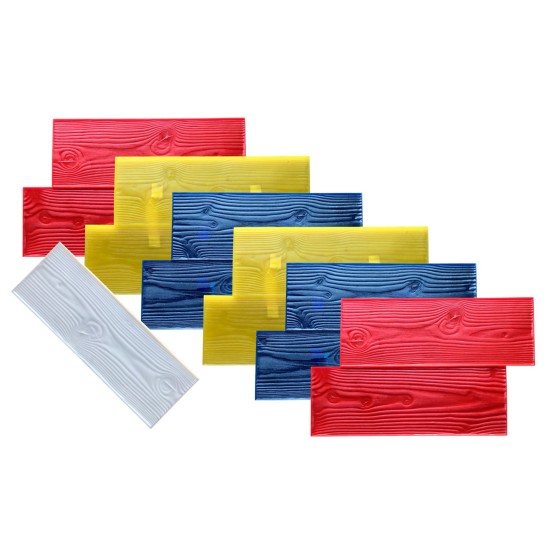 Wall Stamps WSM 105000. 9" Wide Wood Planks, 30" x 18.5"