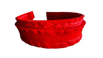 Chiseled Stone Step Liner for Concrete 7-1/4" x 96" SL 1003 Flexible