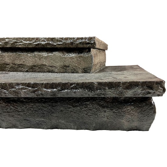 Chiseled Stone Step Liner for Concrete 7-1/4" x 96" SL 1003 Flexible